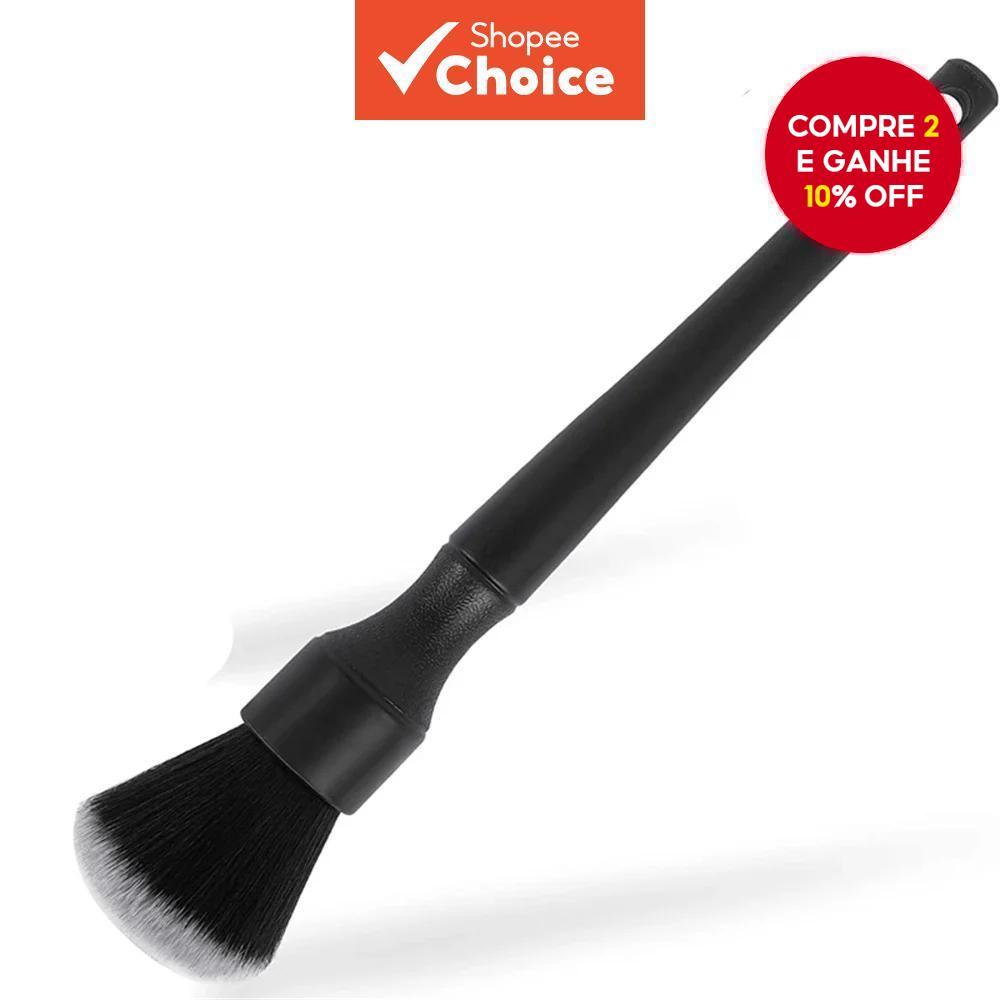 Pincel ultra macio, usado para uma limpeza minucio