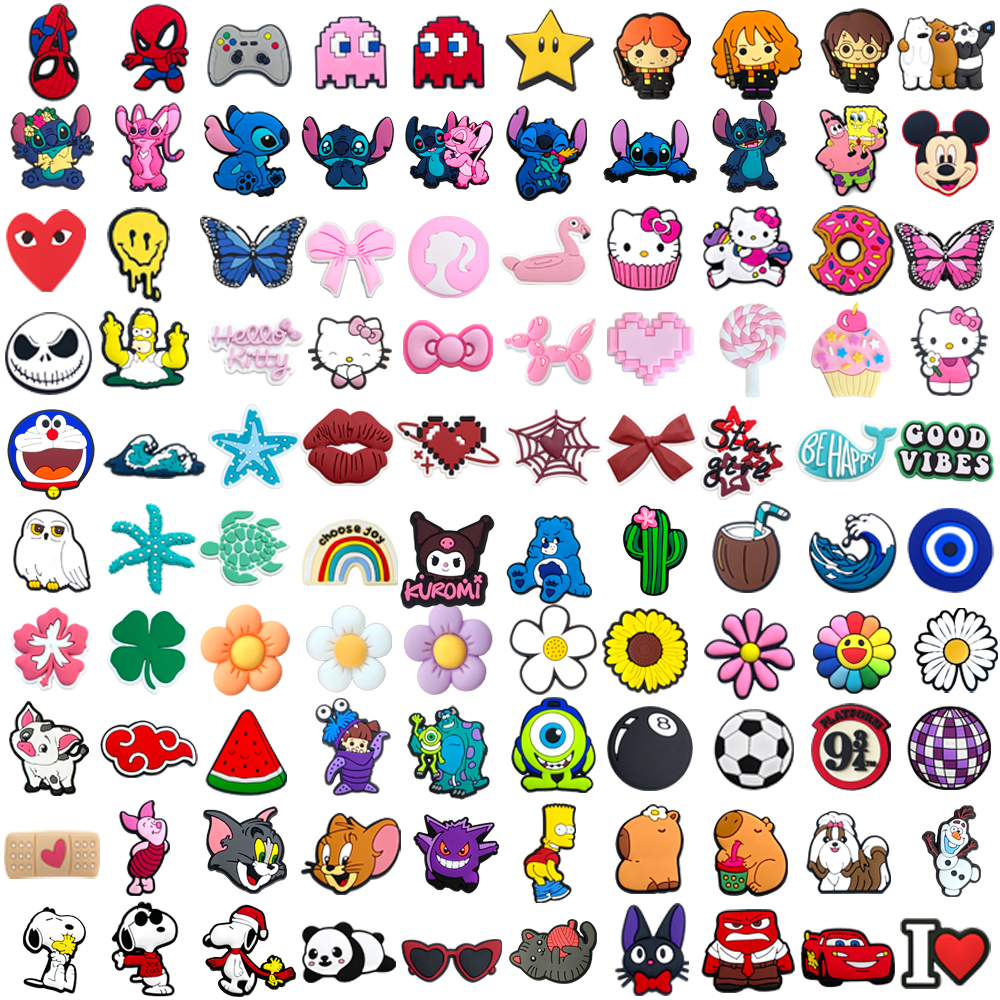 Encantos De Sapato Decrations 100 Estilo Desenhos 