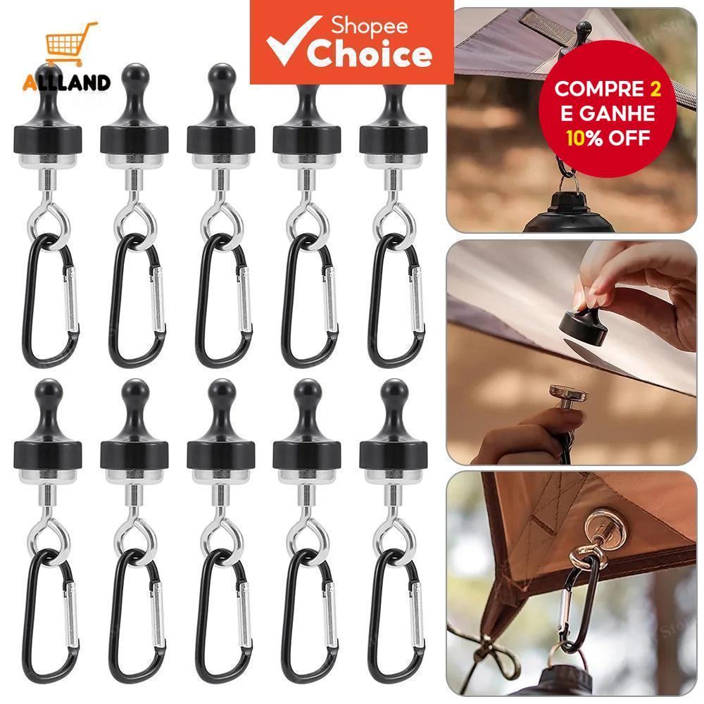 Gancho Magnético Multiuso Para Acampamento , Barr