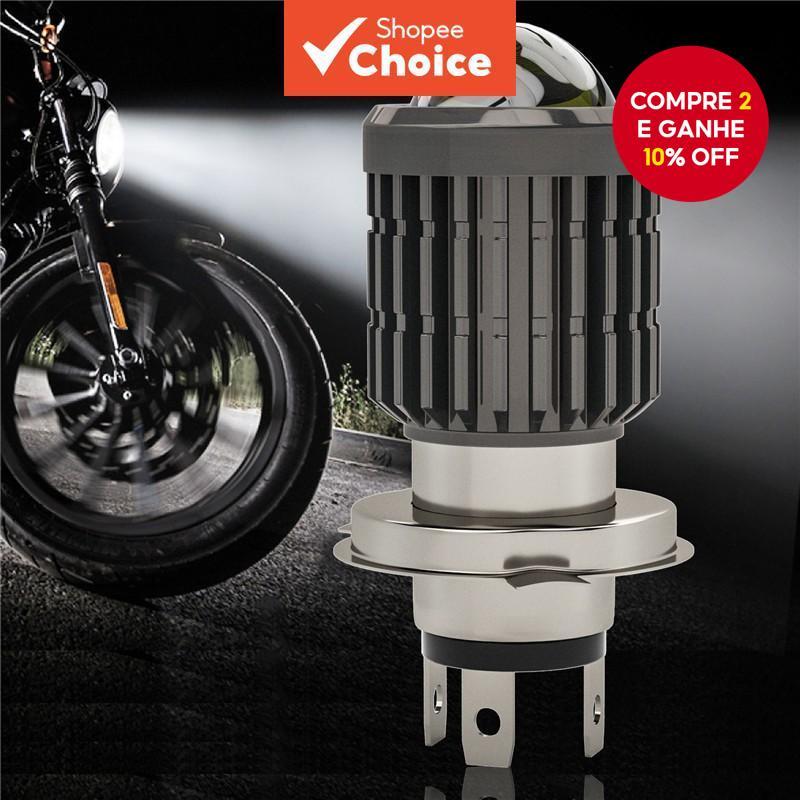 Farol LED Universal Para Motocicleta H4/BA20D/H6 L