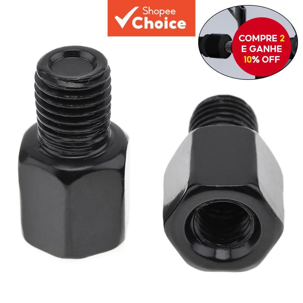 8mm A 10mm Motocicleta Espelho Retrovisor Adaptado