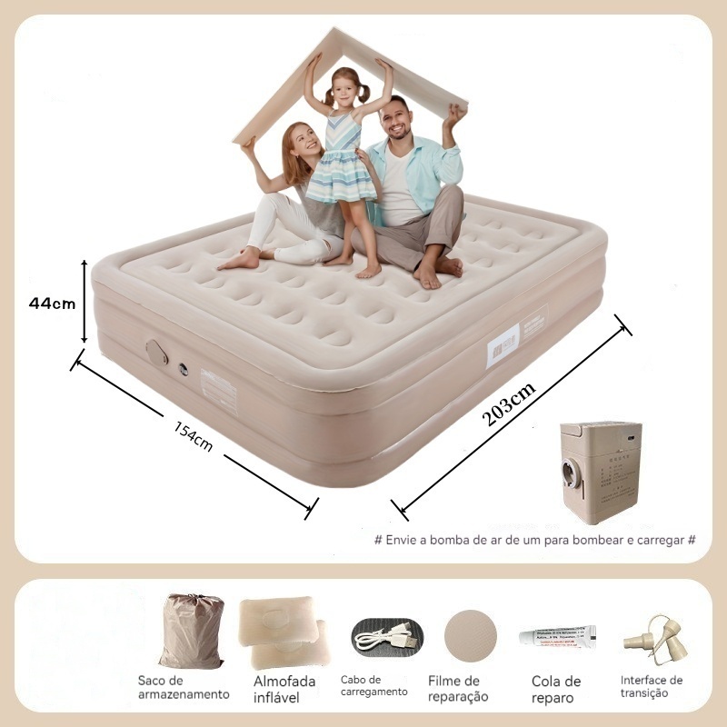 Colchão Inflável Queen Size , Cama De Acampament