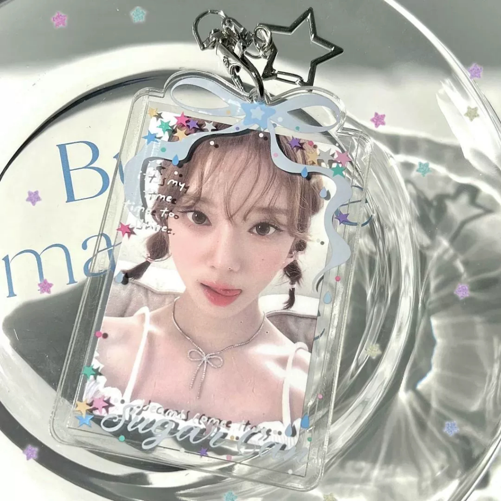 Chaveiro photocard holder Kpop Idol pingente estre