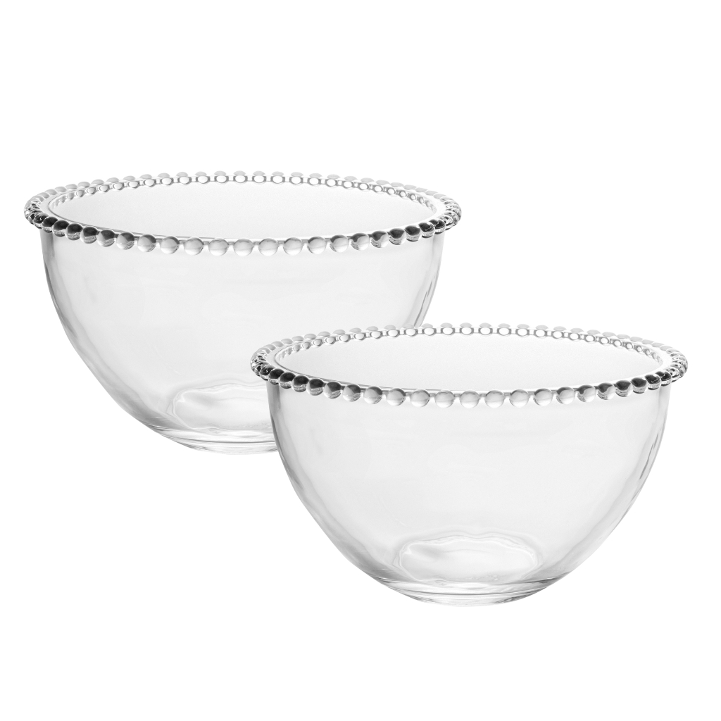 Saladeira de Cristal Pearl 21cm x 12cm – Wol