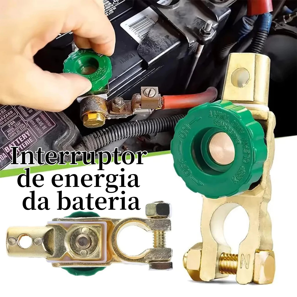 Terminal Para Bateria Conector Corta Corrente Chav