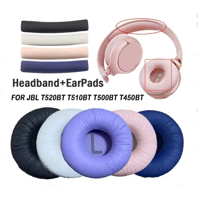 Par Almofada Espuma Para Fone Compatível Jbl Tune