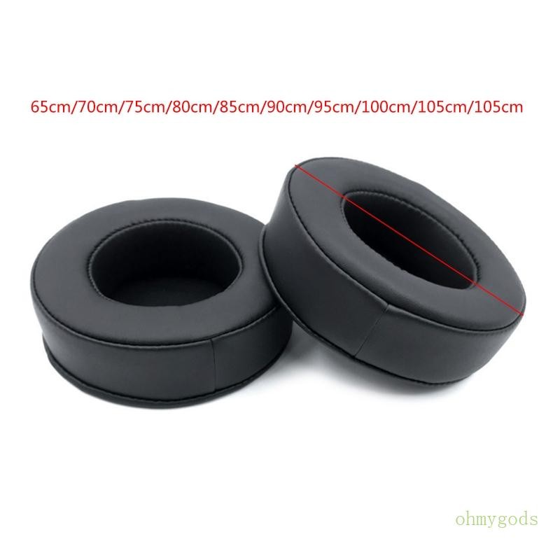 Par Earpads 65mm-110mm Substituição Couro Do Plu