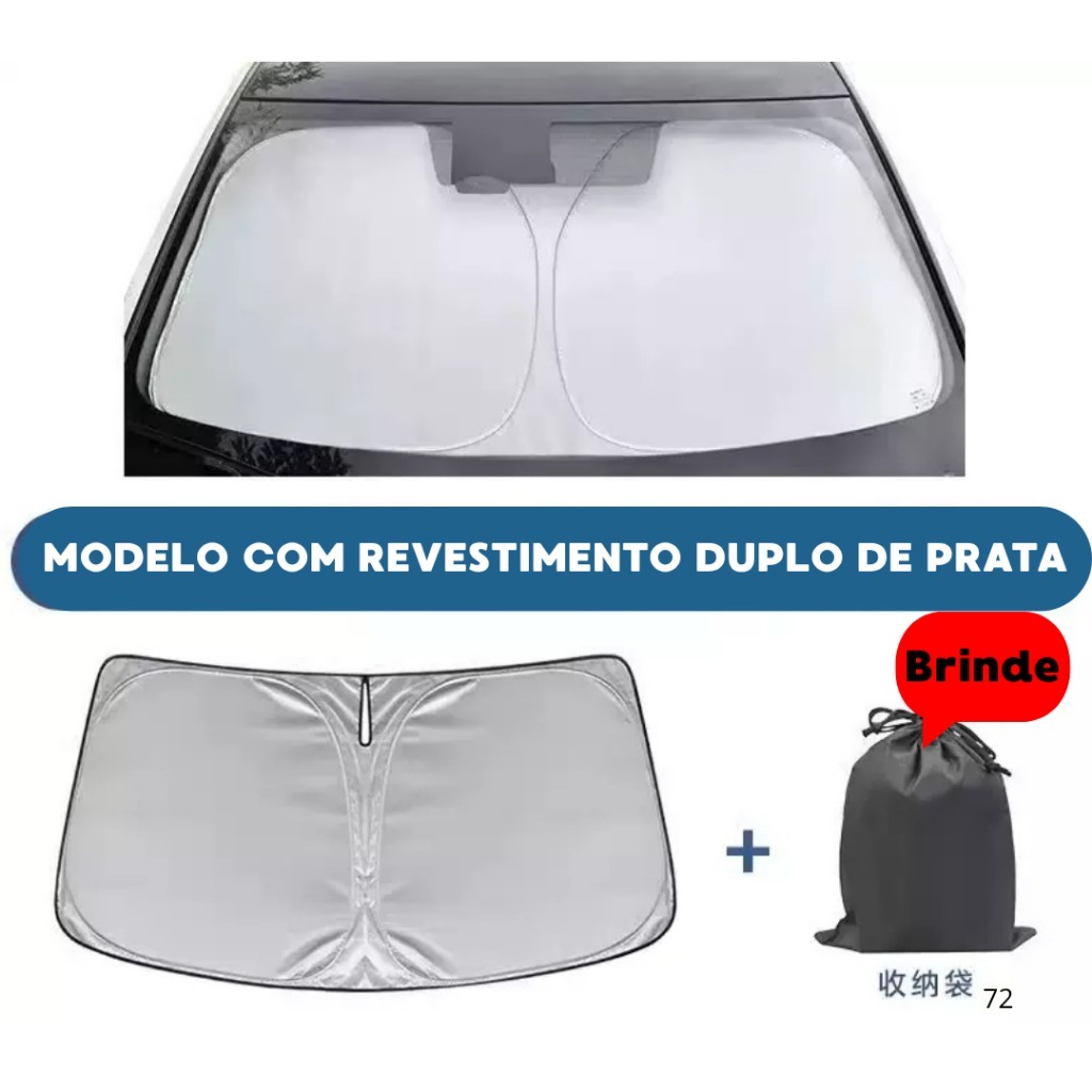 Protetor Solar Universal para Para-brisa  Bloqueia