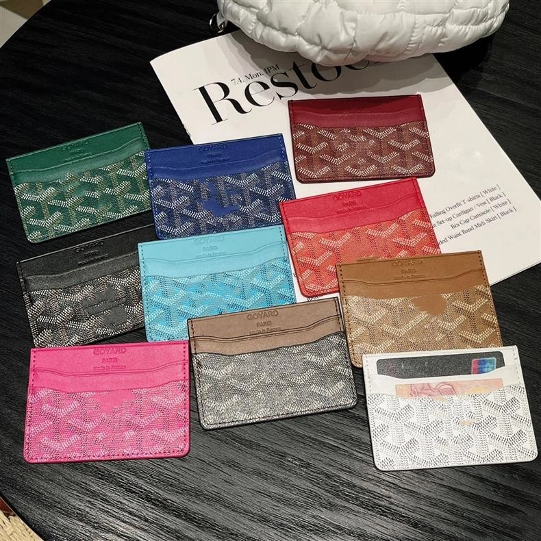 Porta-cartões marmorizado com 5 compartimentos pa