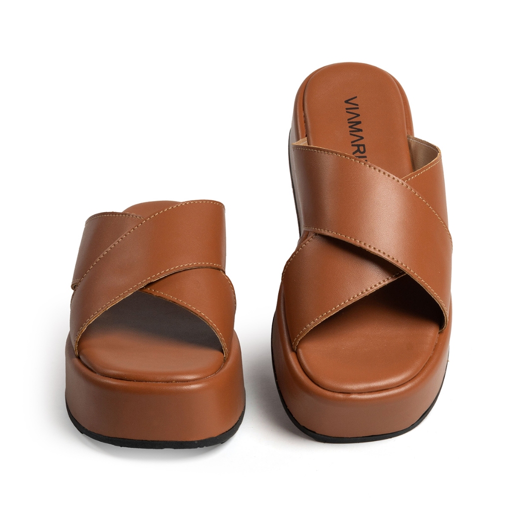 Papete Feminina Plataforma X Flatform Sandália Ti