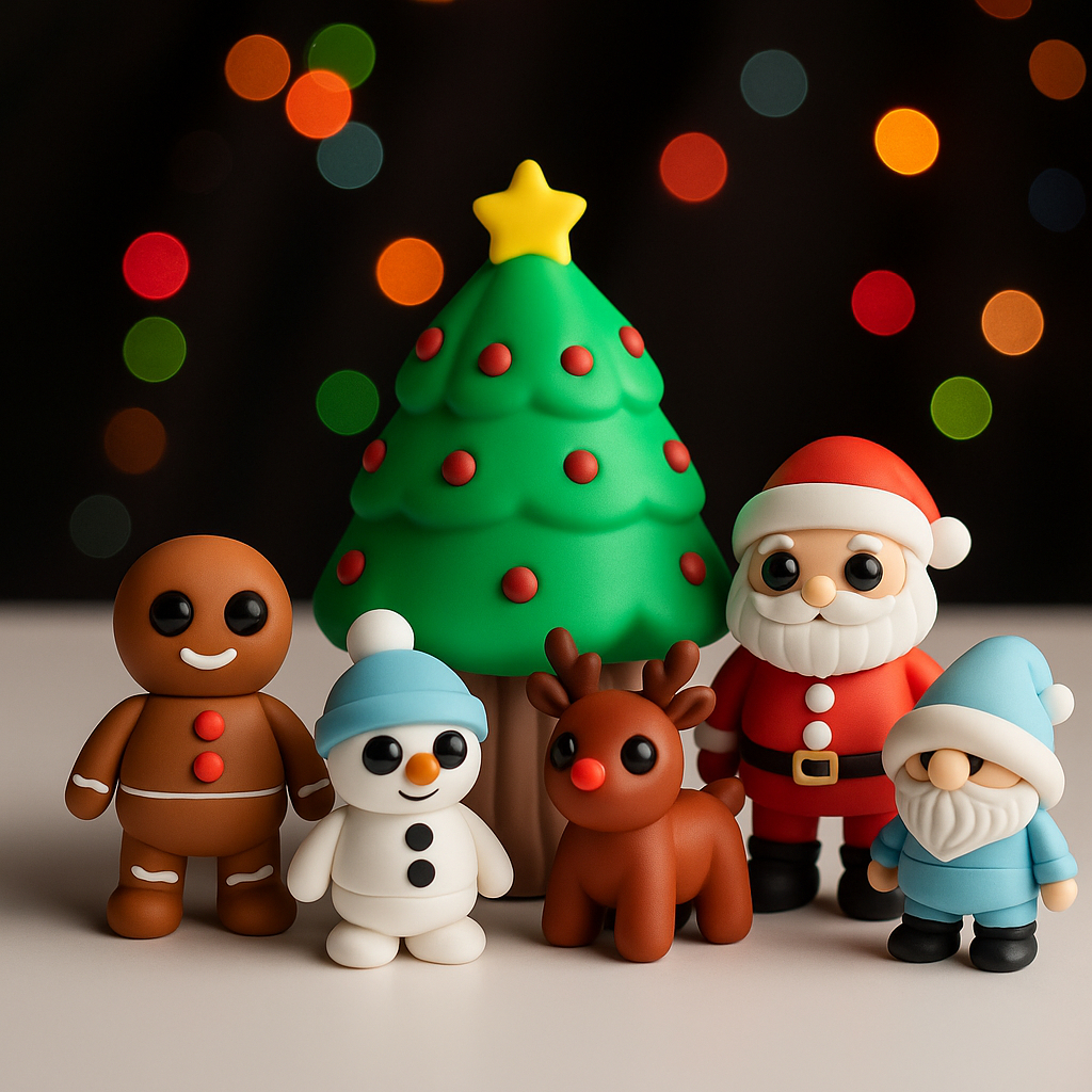 Minis de Natal flexiveis Lembrancinha Natal Sino P