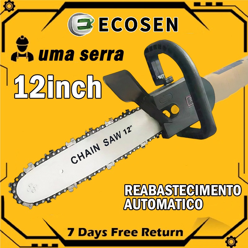 Kit Motosserra Adaptador Para Esmerilhadeira Angul