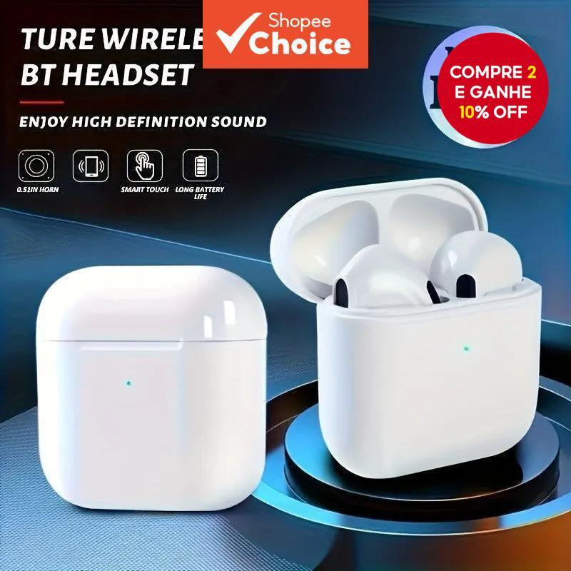 Fones De Ouvido Pro4 TWS À Prova Dágua Para Jogo