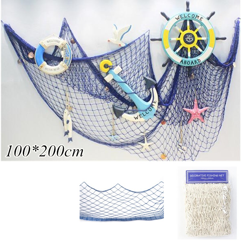 Rede Decorativa De Pesca Náutica Mediterrânica P