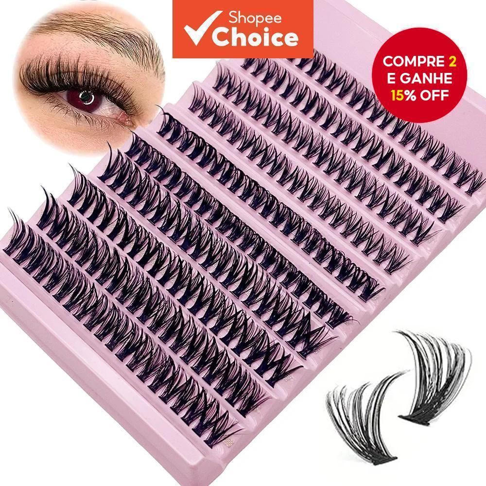 Extensão De Cílios Postiços Únicos 200 Cluster