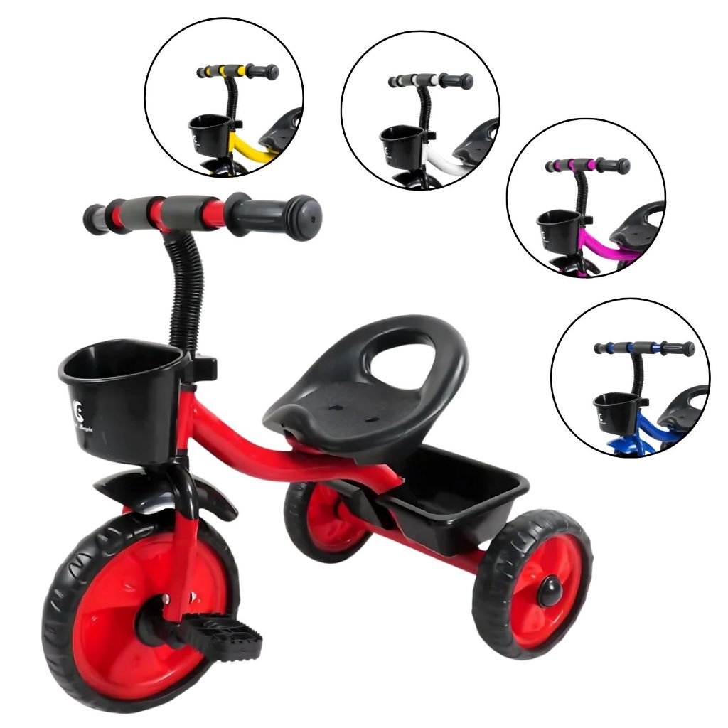 Triciclo Infantil com Pedal Atentu Motoca Passeio 