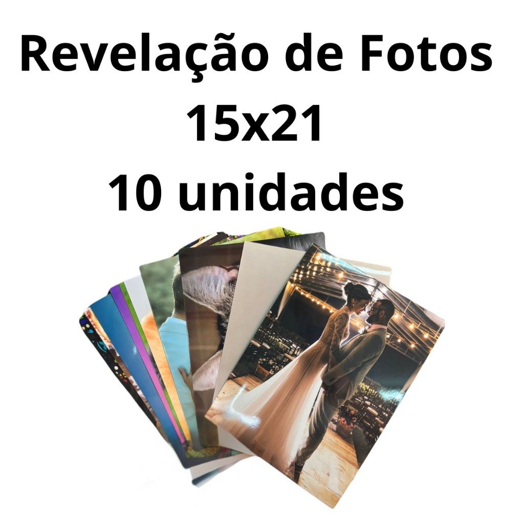 REVELAÇÃO 10 FOTOS 15X21 FUJIFILM PAPEL BRILHANT