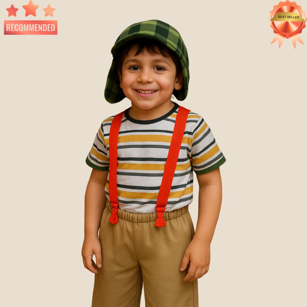Fantasia infantil Chaves menino- envio imediato
