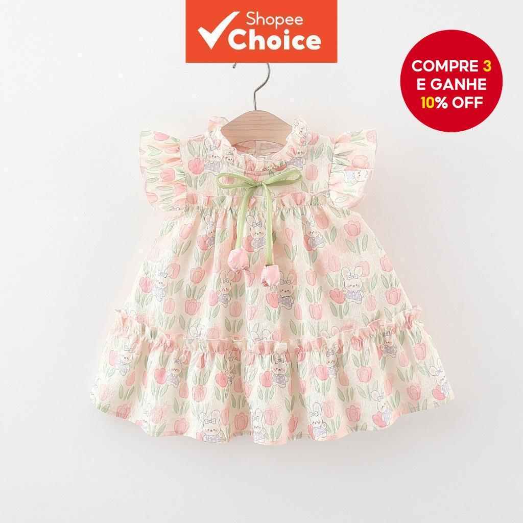 Vestido De Princesa Tulip Bunny  Roupa De Bebê Co