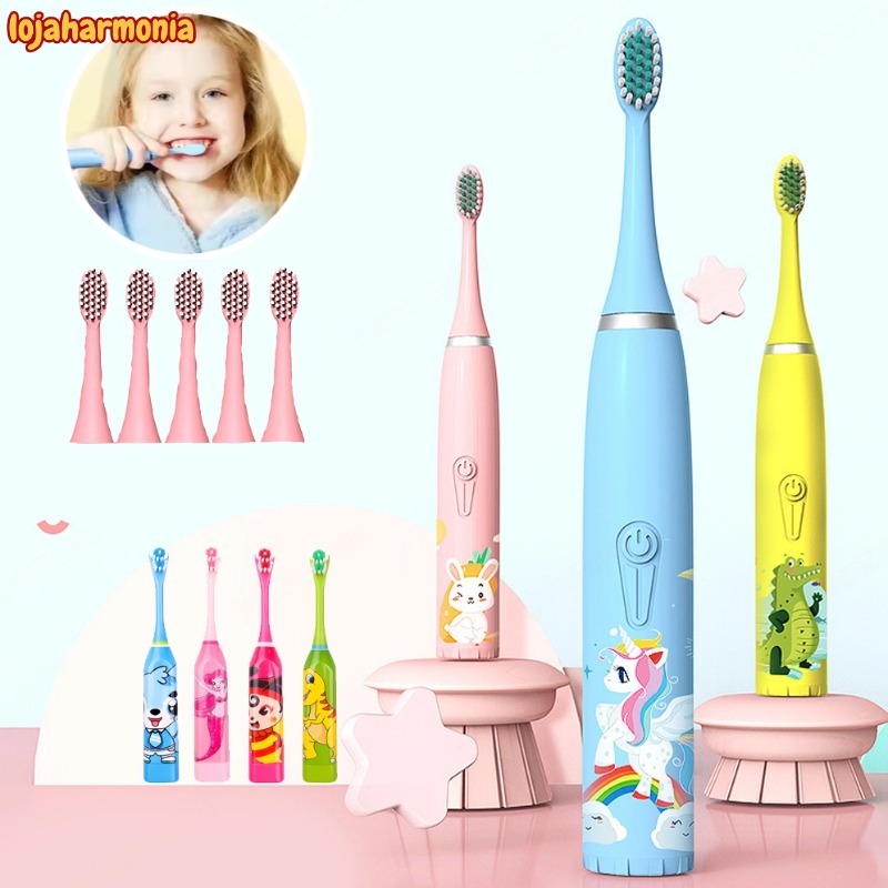 Escova Dental Elétrica Ultra-Sônica Para Crianç