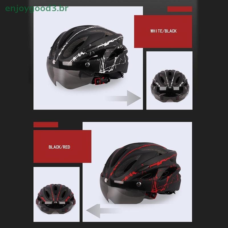 Capacete De Ciclismo Ultraleve Unissex Adulto Com