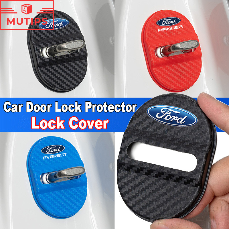 4 Pçs/Set Ford Capa Protetora De Fechadura De Por