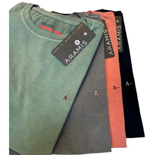 KIT 2 PEÇAS CAMISETA 100% ALGODÃO – MALHA 