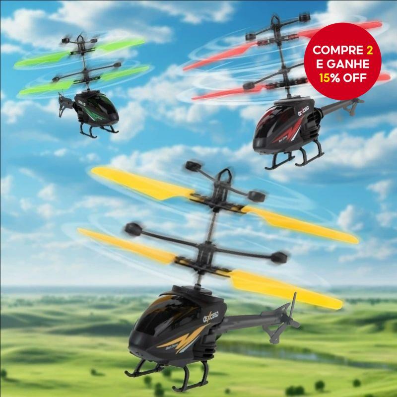 Brinquedo De Helicóptero De Indução De Qualidad