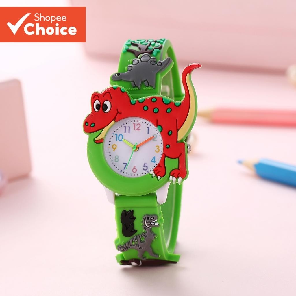 Relógio Infantil Com Pulseira De Silicone Tema De