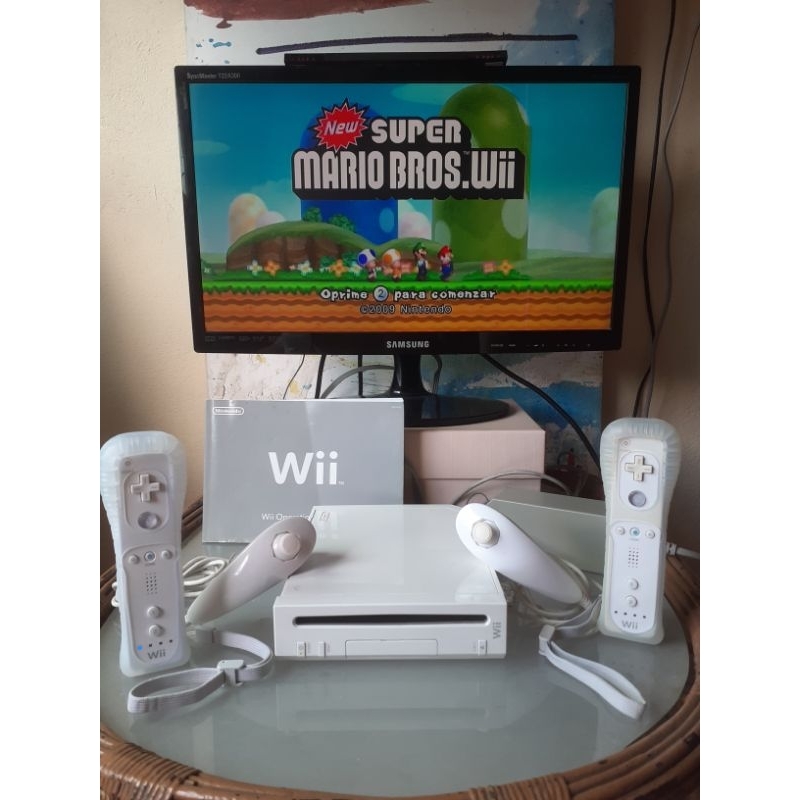 Nintendo Wii completo com 37 jogos do Wii + 5000 m