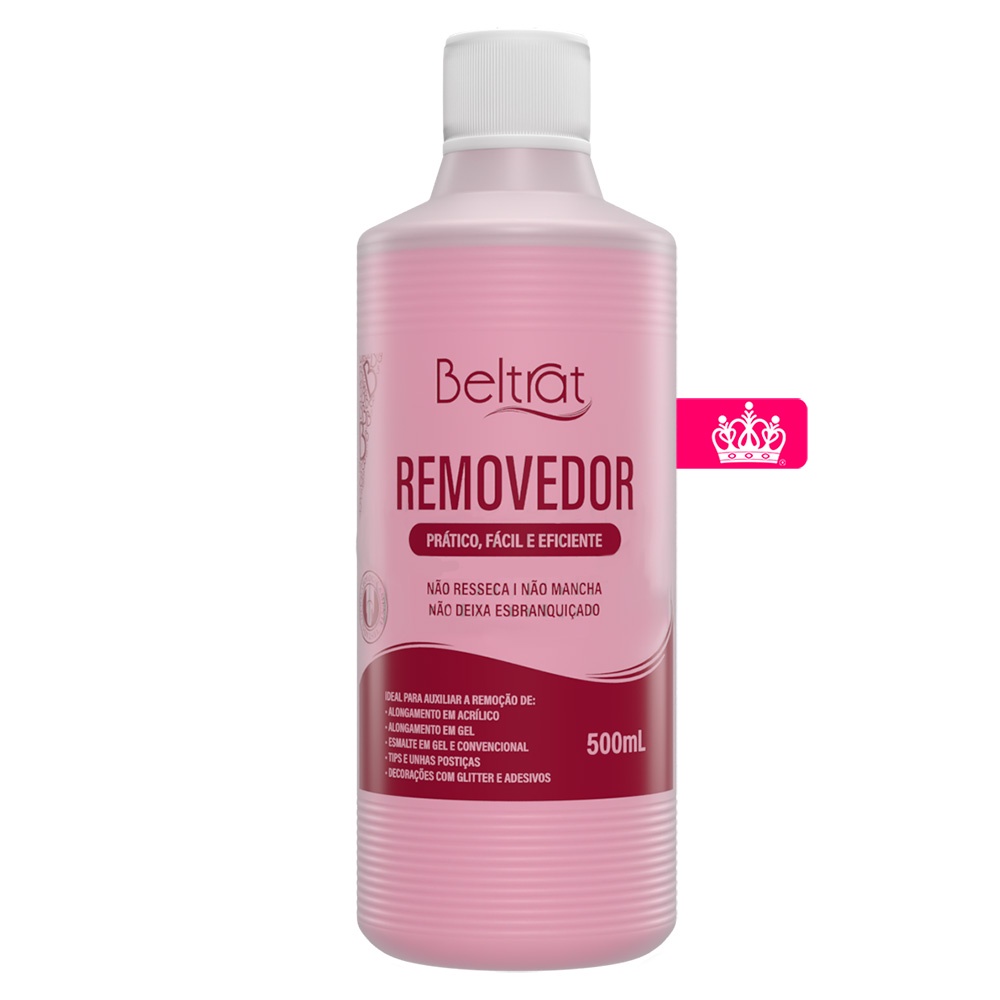 Removedor de Gel com Acetona 500ml – Beltrat