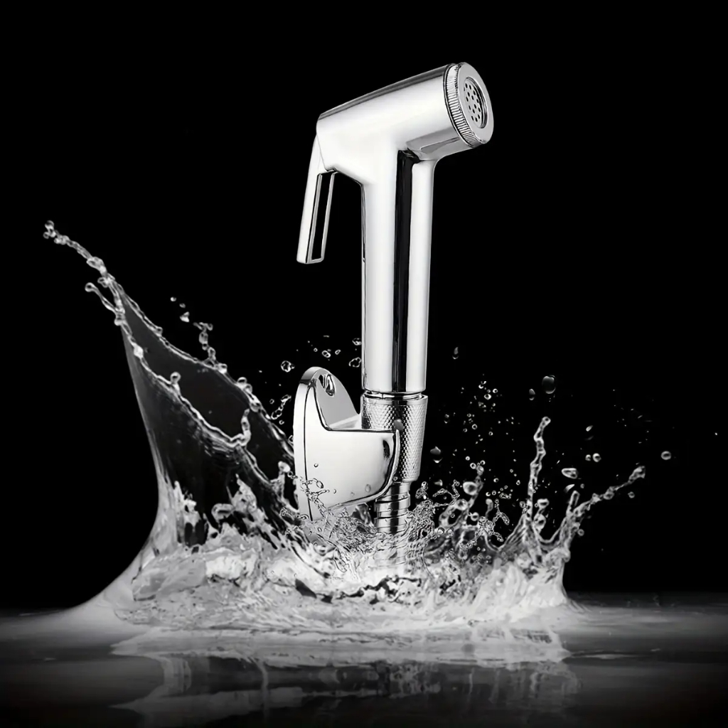 Chuveiro Sanitário Completo Luxo Metal Aço Válv