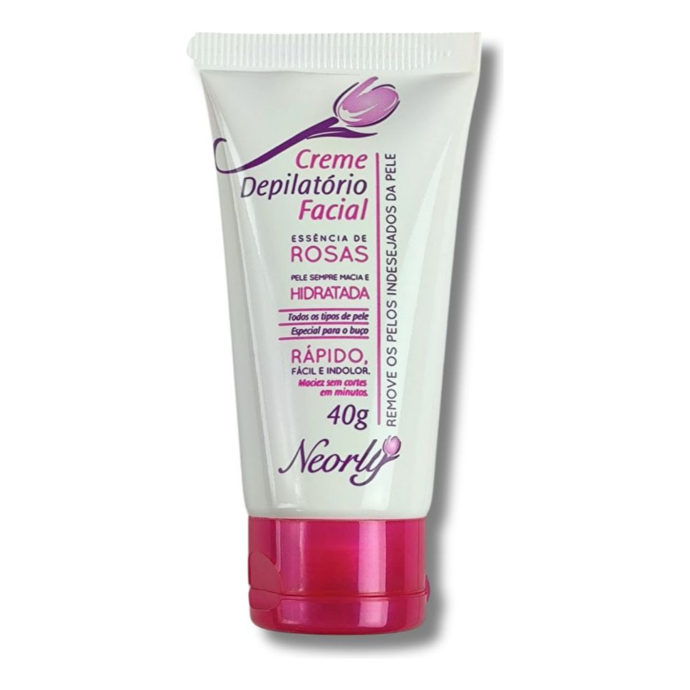 Creme Depilatório Facial Essência De Rosas 40g N