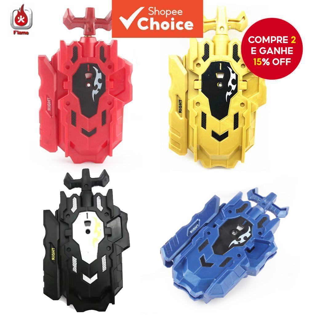 Beyblades Lançador De Cordas De Chama Esquerda Di