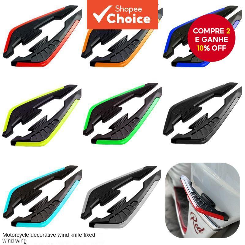 Decoração Lateral De Asa Fixa Para Motocicleta ,