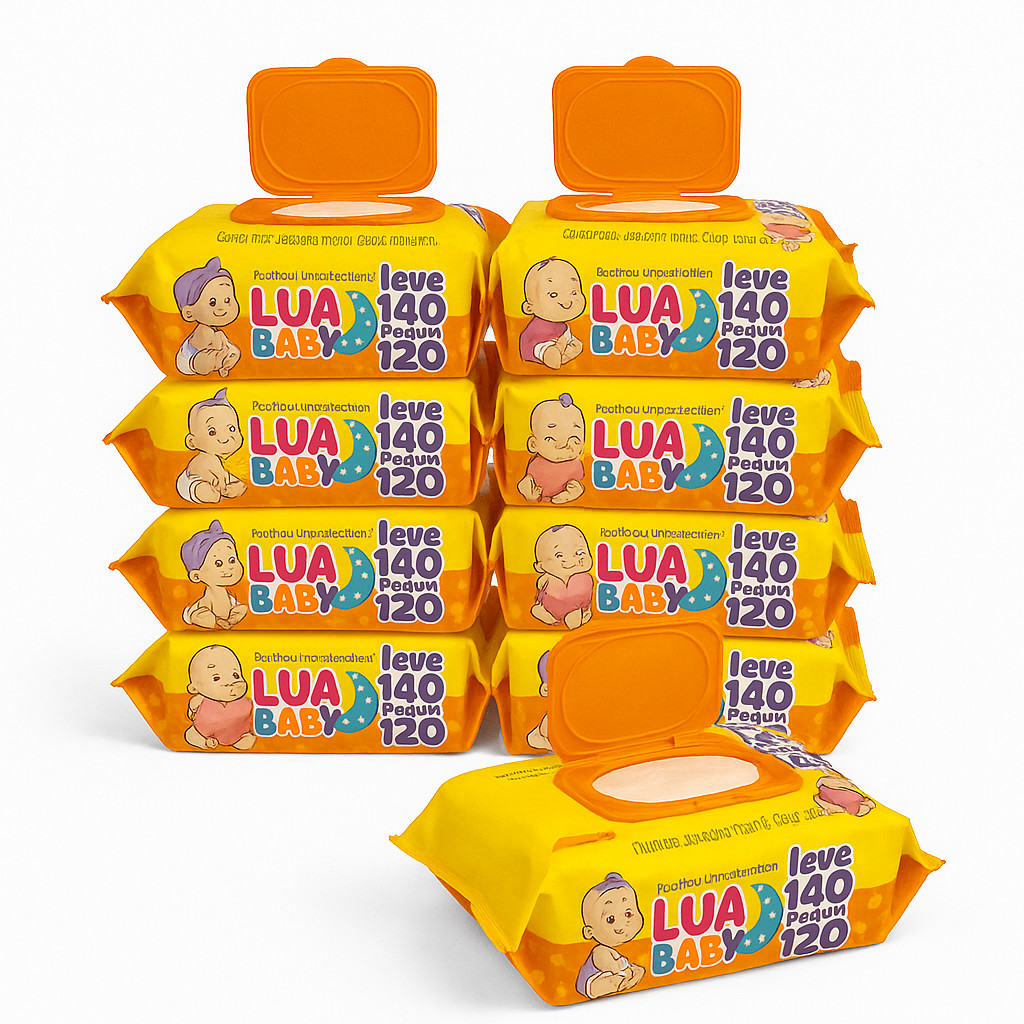 Caixa Com até 880 Lenços Kit Toalhas Umedecida P