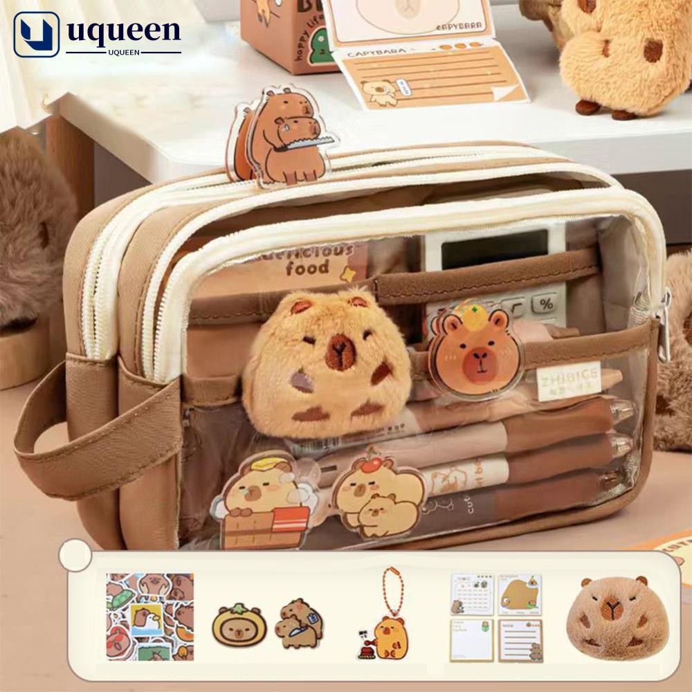 UQUEEN Estojo De Lápis De Capivara Fofo , Materia