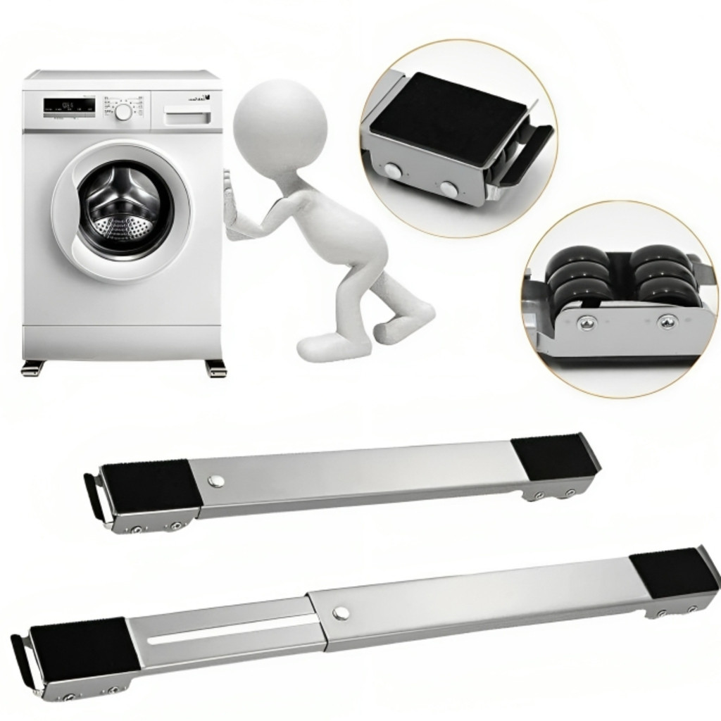 Base Móvel Para Máquina De Lavar Geladeira Supor