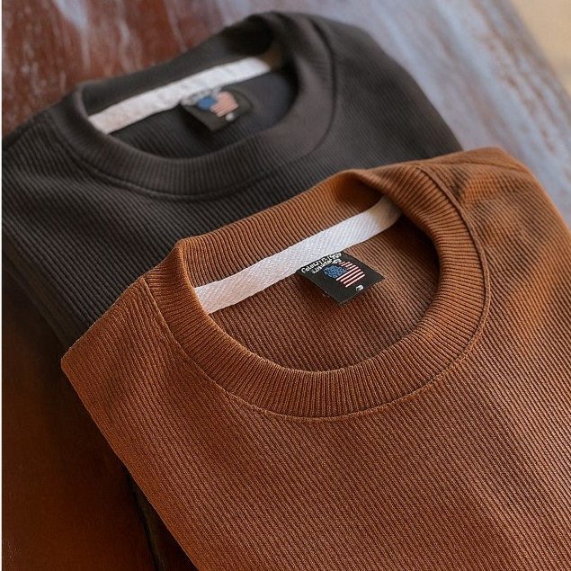 Kit de 2 Camisetas Oversized Texturizada Canelada 