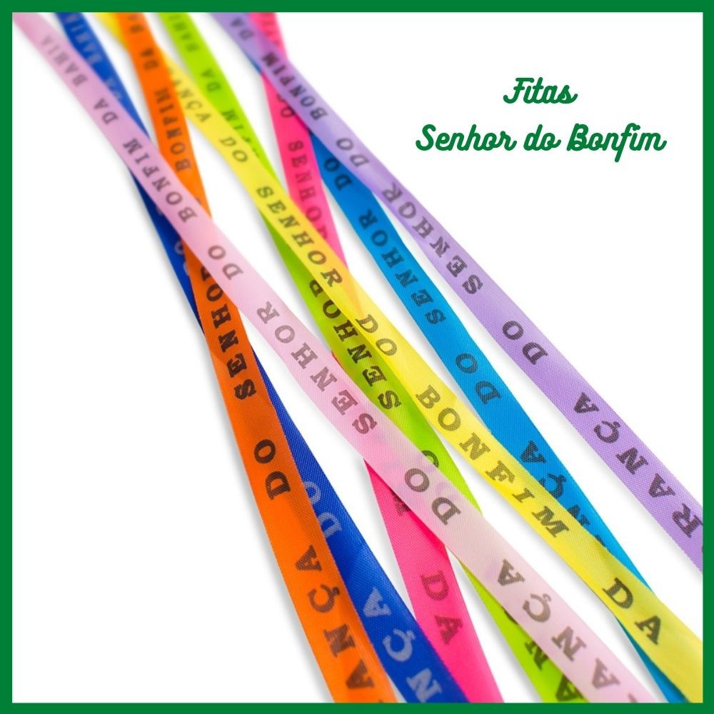 Kit 15 Fitas De Pedido Lembranças  Senhor do Bonf