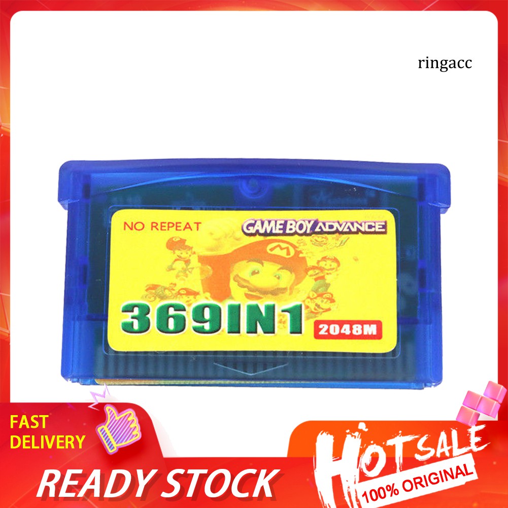 Cartão De Jogos Para Game Boy Advance Rc 369 Em 1