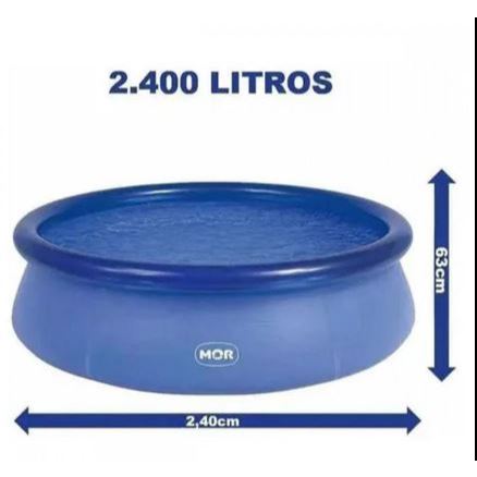 Piscina Splash Fun Redonda Inflável 2400 Litros &