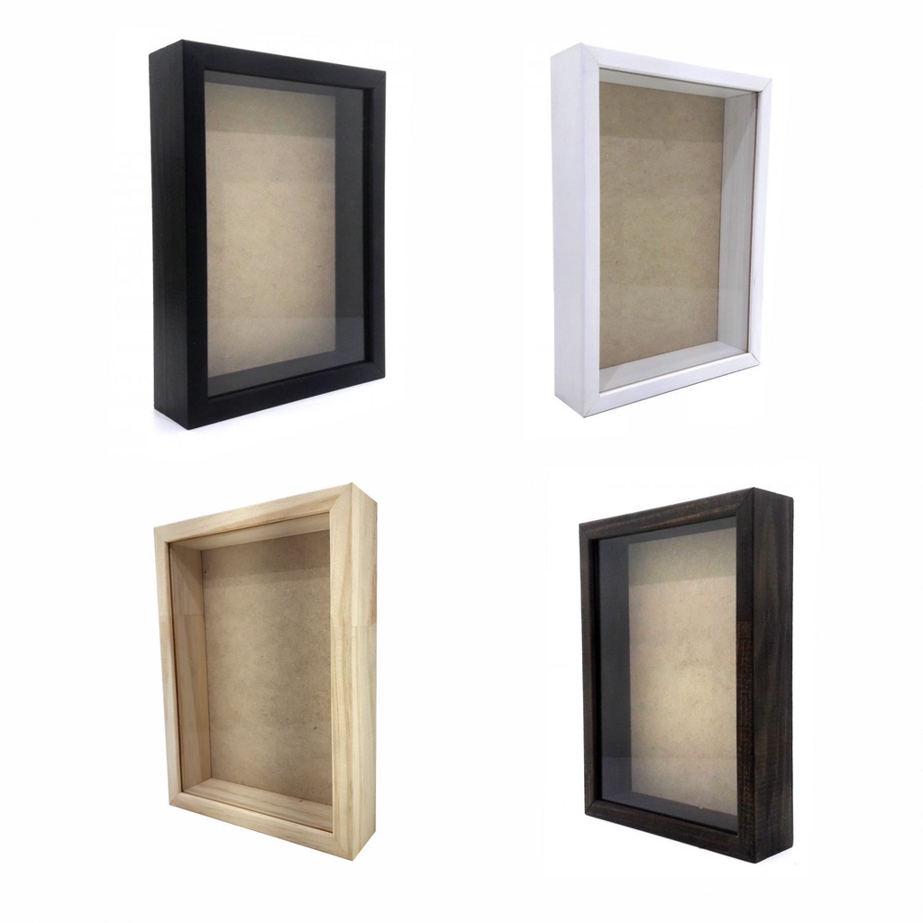 Moldura Caixa Alta com Vidro para Quadros Quilling