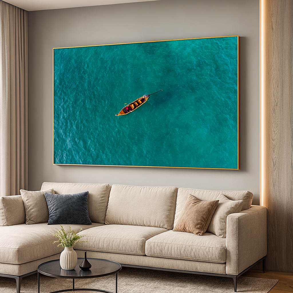 Quadro Decorativo Grande Moldura 80×120 Cm Ba