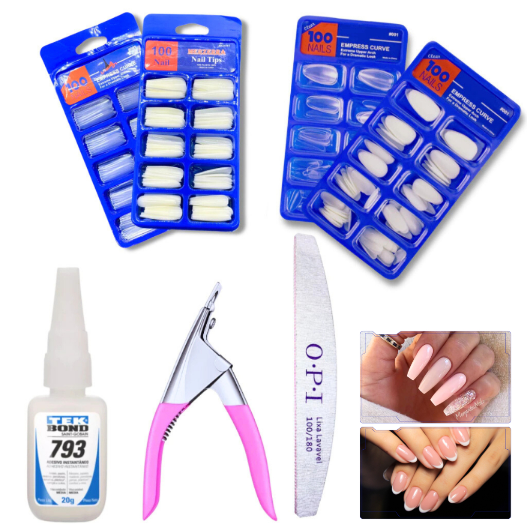 Kit Completo Alongamento de Unha – Unha Post