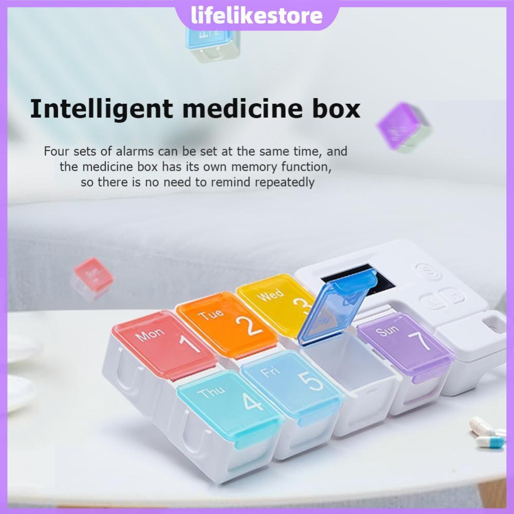 Caixa De Alarme Para Armazenamento De Medicamentos