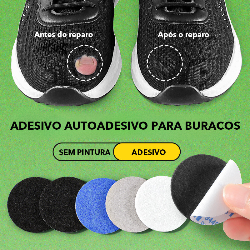 Remendos Confortáveis Para Reparo De Tênis/Adesi