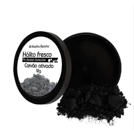 Pó Dental Hálito Fresco com Carvão Ativado 15g 