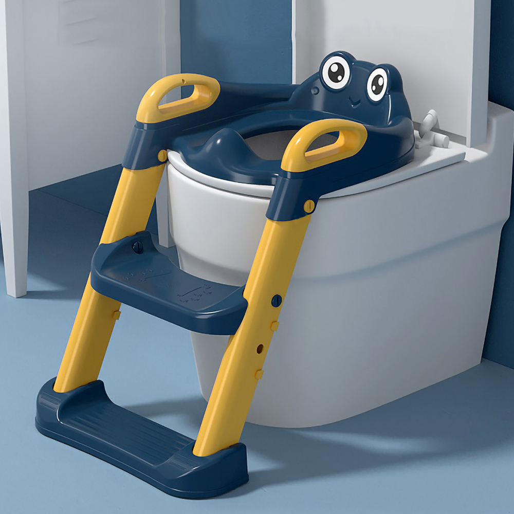 Troninho Infantil Com Escada Assento Redutor Vaso 