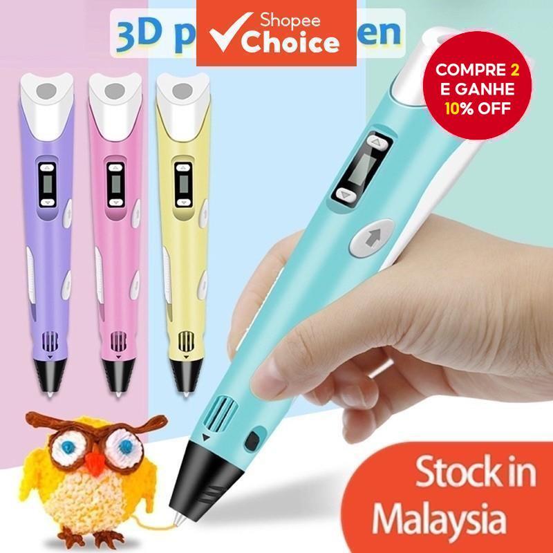 Caneta De Impressão Mágica 3D Grátis 10M DIY PL